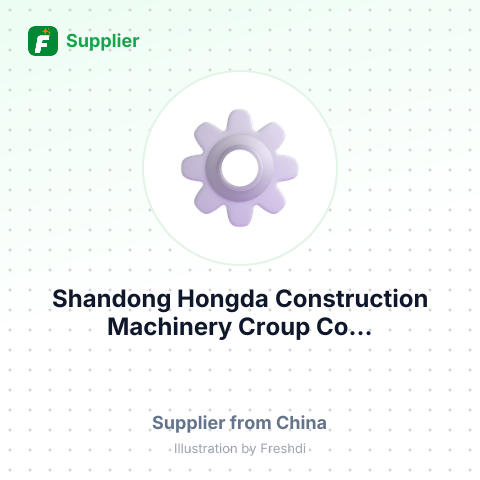 Shandong Hongda Construction Machinery Croup Co... – summary card, no photo uploaded yet