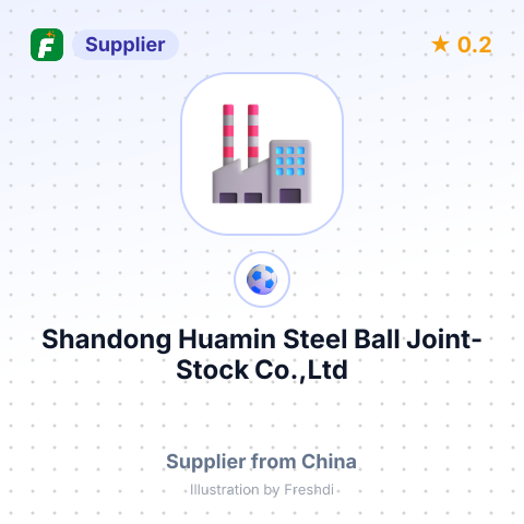 Shandong Huamin Steel Ball Joint-Stock Co.,Ltd – summary card, no photo uploaded yet