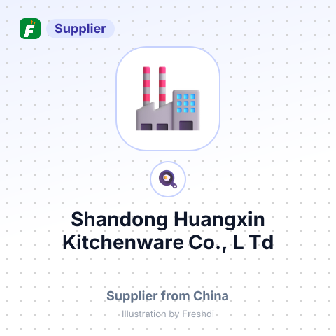 Shandong Huangxin Kitchenware Co., L Td – summary card, no photo uploaded yet