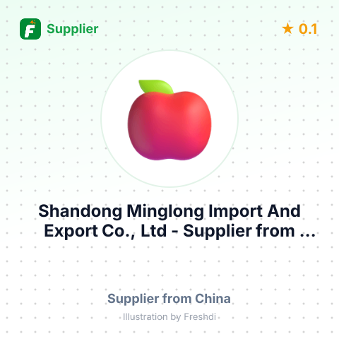 Shandong Minglong Import And Export Co., Ltd  – summary card, no photo uploaded yet