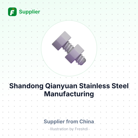 Shandong Qianyuan Stainless Steel Manufacturing Ltd – summary card, no photo uploaded yet