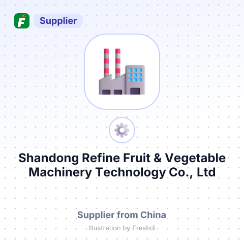 Shandong Refine Fruit & Vegetable Machinery Technology Co., Ltd – summary card, no photo uploaded yet