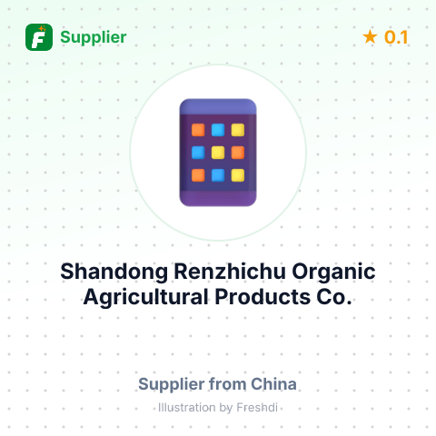 Shandong Renzhichu Organic Agricultural Products Co.  – summary card, no photo uploaded yet