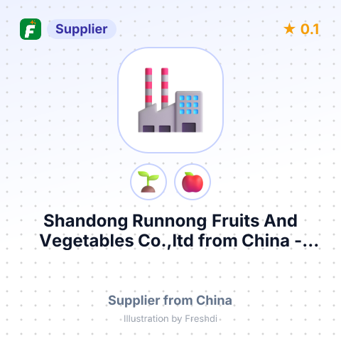 Shandong Runnong Fruits And Vegetables Co.,ltd  – summary card, no photo uploaded yet
