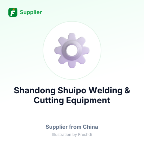Shandong Shuipo Welding & Cutting Equipment Manufacture Co., Ltd. – summary card, no photo uploaded yet