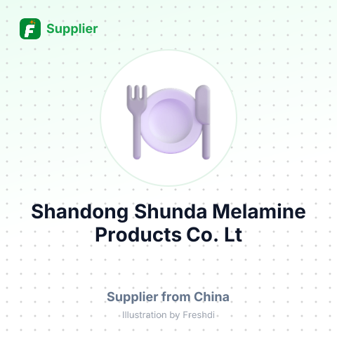 Shandong Shunda Melamine Products Co., Lt – summary card, no photo uploaded yet