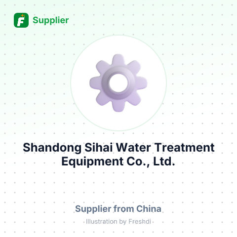 Shandong Sihai Water Treatment Equipment Co., Ltd. – summary card, no photo uploaded yet