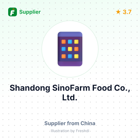 Shandong SinoFarm Food Co., Ltd. – summary card, no photo uploaded yet