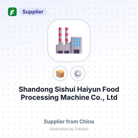 Shandong Sishui Haiyun Food Processing Machine Co., Ltd – summary card, no photo uploaded yet