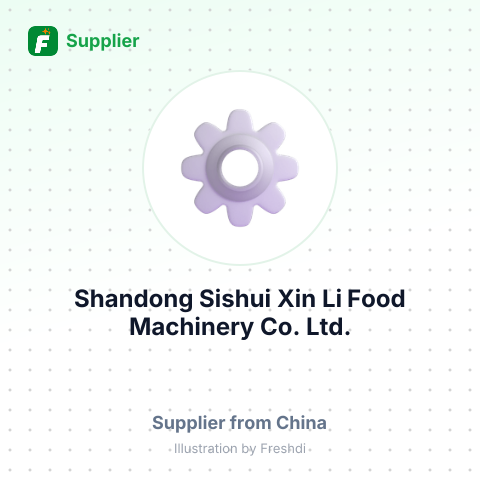 Shandong Sishui Xin Li Food Machinery Co.,Ltd. – summary card, no photo uploaded yet
