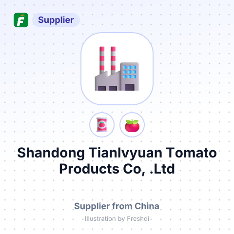 Shandong Tianlvyuan Tomato Products Co, .Ltd – summary card, no photo uploaded yet
