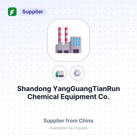 Shandong YangGuangTianRun Chemical Equipment Co., Ltd. – summary card, no photo uploaded yet