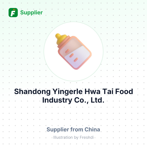 Shandong Yingerle Hwa Tai Food Industry Co., Ltd. – summary card, no photo uploaded yet