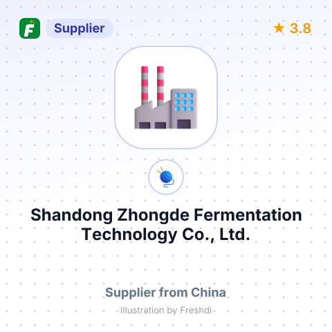 Shandong Zhongde Fermentation Technology Co., Ltd. – summary card, no photo uploaded yet