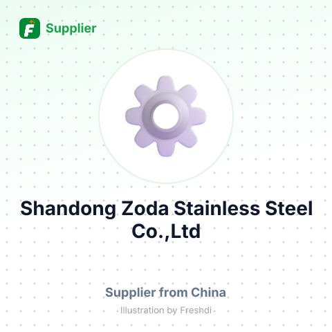 Shandong Zoda Stainless Steel Co.,Ltd – summary card, no photo uploaded yet