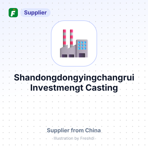 Shandongdongyingchangrui Investmengt Casting Company – summary card, no photo uploaded yet