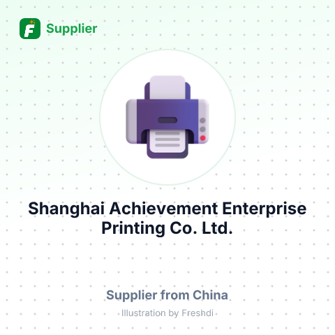 Shanghai Achievement Enterprise Printing Co., Ltd. – summary card, no photo uploaded yet