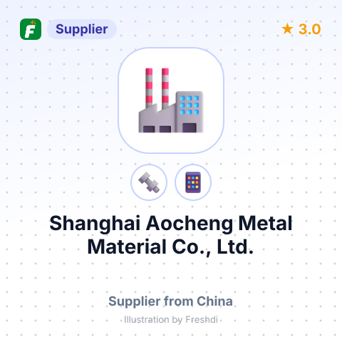 Shanghai Aocheng Metal Material Co., Ltd. – summary card, no photo uploaded yet