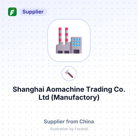 Shanghai Aomachine Trading Co., Ltd (Manufactory) – summary card, no photo uploaded yet