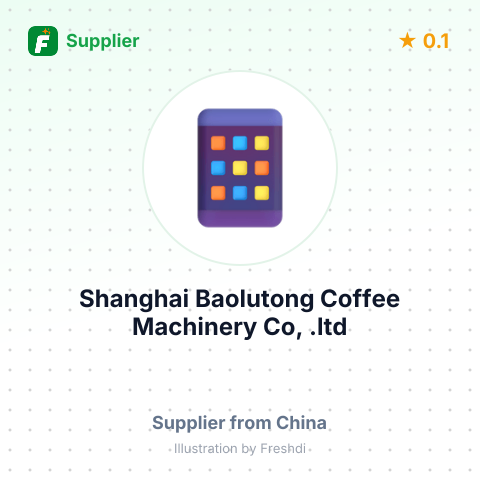 Shanghai Baolutong Coffee Machinery Co,   .ltd  – summary card, no photo uploaded yet