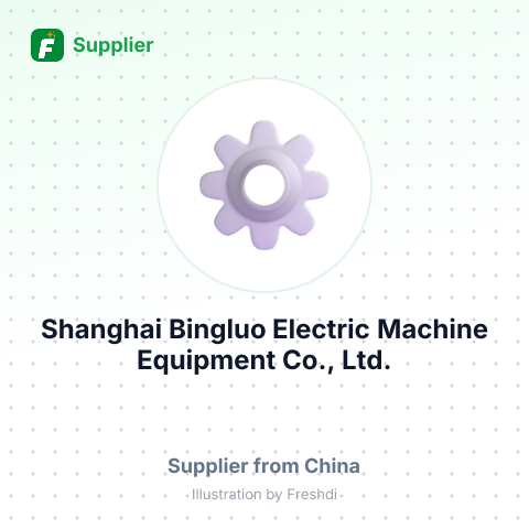 Shanghai Bingluo Electric Machine Equipment Co., Ltd. – summary card, no photo uploaded yet