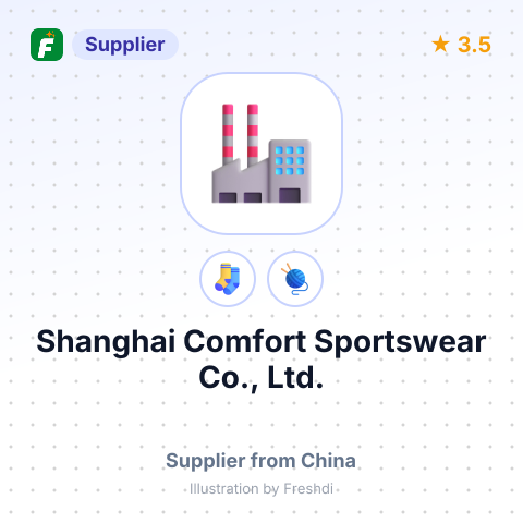 Shanghai Comfort Sportswear Co., Ltd. – summary card, no photo uploaded yet