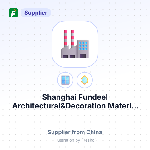 Shanghai Fundeel Architectural&Decoration Material Co.,Ltd – summary card, no photo uploaded yet