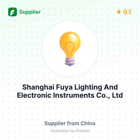Shanghai Fuya Lighting And Electronic Instruments Co., Ltd  – summary card, no photo uploaded yet