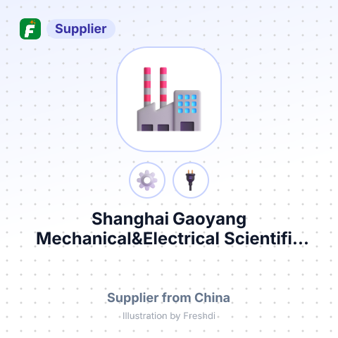 Shanghai Gaoyang Mechanical&Electrical Scientific Co.,Ltd. – summary card, no photo uploaded yet