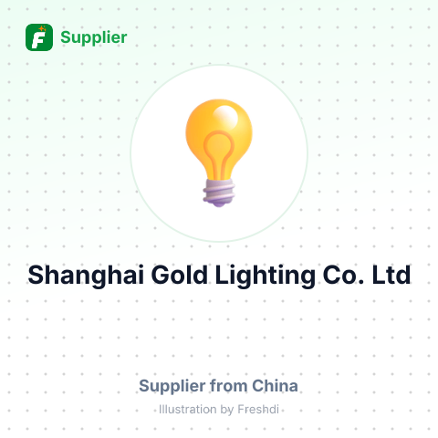 Shanghai Gold Lighting Co.,Ltd – summary card, no photo uploaded yet