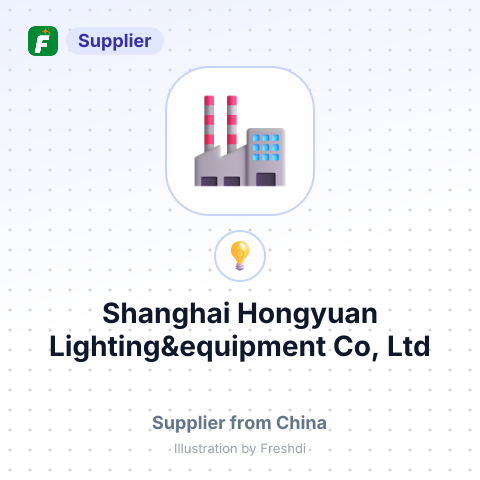 Shanghai Hongyuan Lighting&equipment Co, Ltd – summary card, no photo uploaded yet