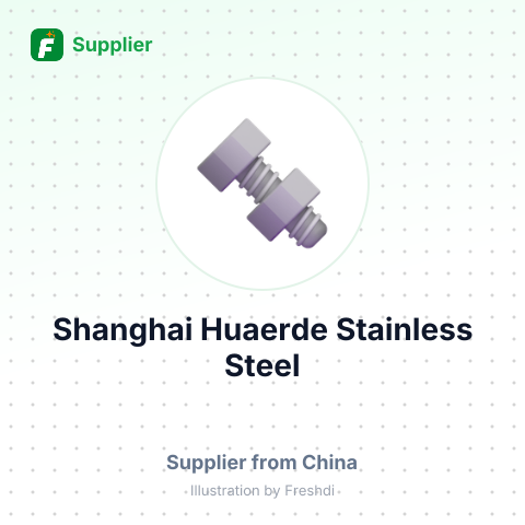 Shanghai Huaerde Stainless Steel – summary card, no photo uploaded yet