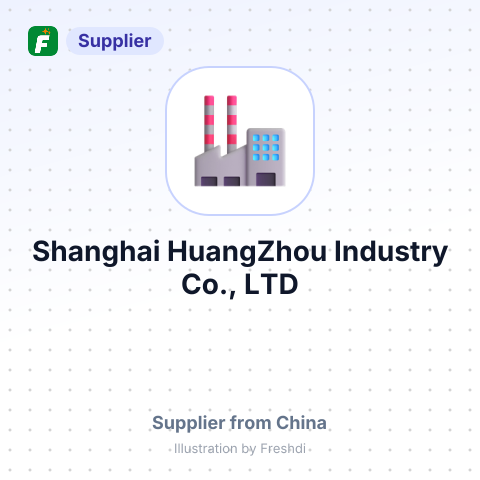 Shanghai HuangZhou Industry Co., LTD – summary card, no photo uploaded yet