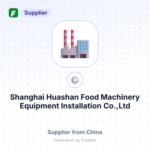 Shanghai Huashan Food Machinery Equipment Installation Co.,Ltd – summary card, no photo uploaded yet