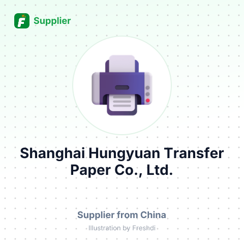 Shanghai Hungyuan Transfer Paper Co., Ltd. – summary card, no photo uploaded yet