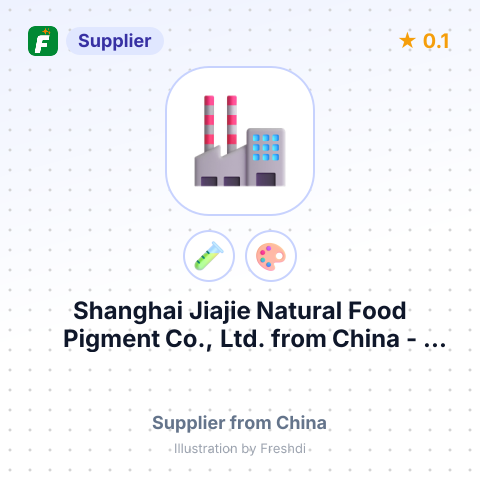 Shanghai Jiajie Natural Food Pigment Co., Ltd.  – summary card, no photo uploaded yet