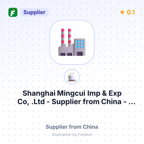 Shanghai Mingcui Imp & Exp Co, .Ltd  – summary card, no photo uploaded yet