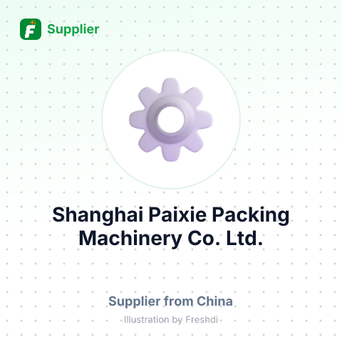 Shanghai Paixie Packing Machinery Co., Ltd. – summary card, no photo uploaded yet