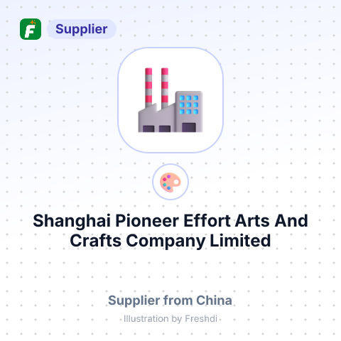Shanghai Pioneer Effort Arts And Crafts Company Limited – summary card, no photo uploaded yet