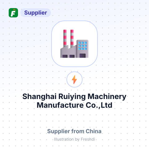 Shanghai Ruiying Machinery Manufacture Co.,Ltd – summary card, no photo uploaded yet