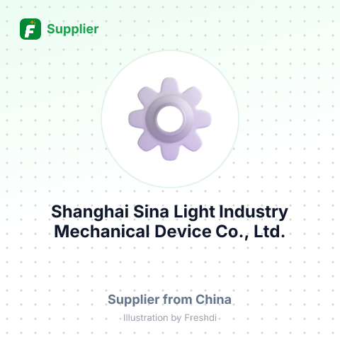 Shanghai Sina Light Industry Mechanical Device Co., Ltd. – summary card, no photo uploaded yet