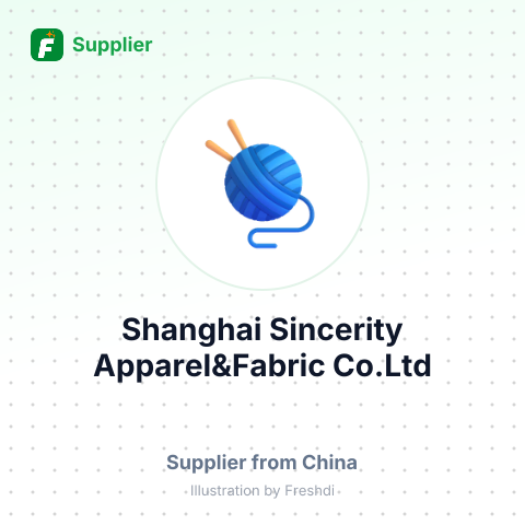 Shanghai Sincerity Apparel&Fabric Co.Ltd – summary card, no photo uploaded yet