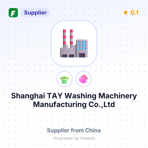 Shanghai TAY Washing Machinery Manufacturing Co.,Ltd – summary card, no photo uploaded yet