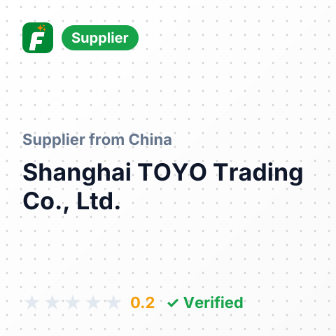 Shanghai TOYO Trading Co., Ltd. – summary card, no photo uploaded yet