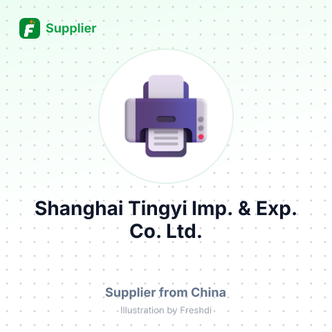 Shanghai Tingyi Imp. & Exp. Co., Ltd. – summary card, no photo uploaded yet