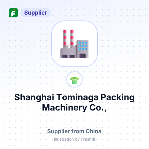 Shanghai Tominaga Packing Machinery Co., – summary card, no photo uploaded yet
