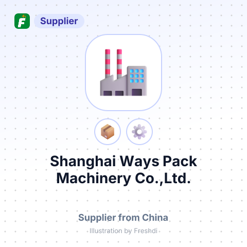 Shanghai Ways Pack Machinery Co.,Ltd. – summary card, no photo uploaded yet