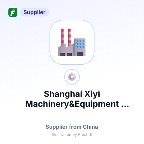 Shanghai Xiyi Machinery&Equipment Co.,Ltd. – summary card, no photo uploaded yet