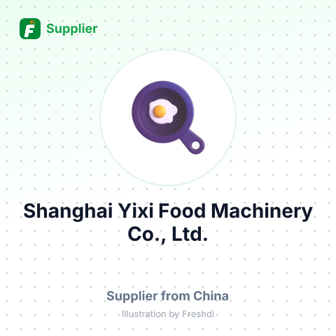 Shanghai Yixi Food Machinery Co., Ltd. – summary card, no photo uploaded yet