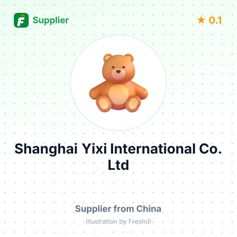 Shanghai Yixi International Co.,Ltd – summary card, no photo uploaded yet